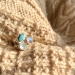 12〜14号 【◎サイズ調整可】《silver925》3 stone ring ❁