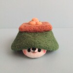 【12月新作】羊毛フェルト☆こたつパンダさん