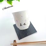名入れ焼酎グラス❀白
