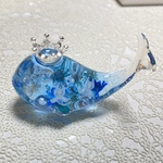 《再販》置物キングくじら(クリオネ）