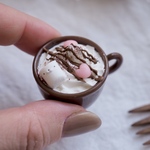 ホットココア　置物