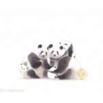 ジークレー版画「いってきまぁす」