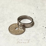コインリング【デンマーク】　4号〜15号　アクセサリー　指輪　リング　ring  ハート