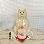 しろくま貯金箱のお正月