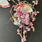 初節句やひな祭り 桃の花壁掛け飾り