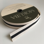 16㎜幅 MOKUBA ストライプリボン 