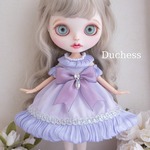 ブライス服 アウトフィット 洋服 煌めきのペールアイリスワンピ