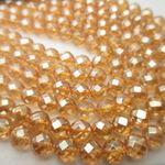 《30%off》/【64面カット】/【ゴールデンオーラ水晶】/玉size(約8㎜)/1set(23玉)/1442t4