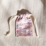 インド刺繍リボンのカードポーチ【ピンク】
