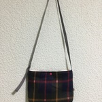 コンパクトサコッシュ『フリースのチェック』