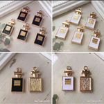 まとめ割❣️香水ボトルcharm ホワイト&ブラック【各5個×2 10個set】