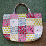 SALE☆パッチワークトートバッグ☆通学バッグ