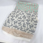 L42-46.62.30翌日発送♡北欧柄ネックウォーマー付きタンクボアフレブル服フレンチブルドッグパグ服