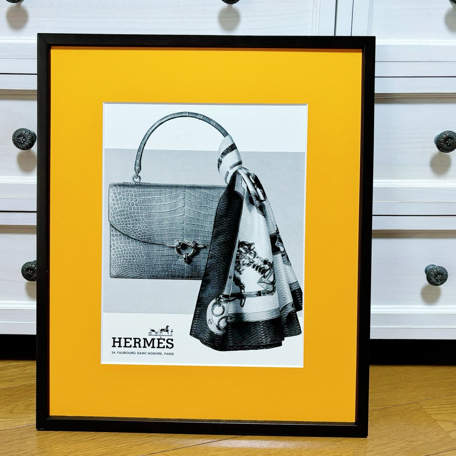 1961 広告＞HERMES エルメス ポスター ヴィンテージ アートポスター