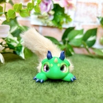 まめつぶドラゴン・キラキラ角【アートドール】