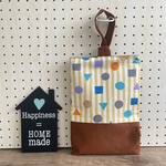 No.4 シューズ袋　✳︎まるさんかくしかく