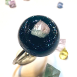 鉱石×銀河玉リング①