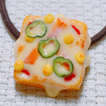 ピザトースト🍕ヘアゴム