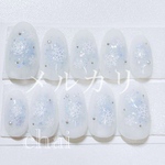 現品SALE♡雪の結晶ネイル