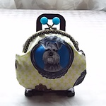 ◆◇犬柄②♪ラミネート生地♪がま口財布◇◆