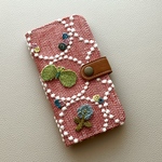 オーダー　ミナペルホネン　手帳型スマホケース　