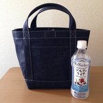 「シンプルトート」小サイズ デニムトートバッグ 岡山県児島産 生デニム