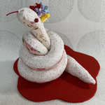 【 新作です💖 】【2025 干支飾り 巳】幸せ運ぶ♡くるくるヘビさん🐍　