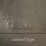 order alphabet  * naturalタイプ *  wire art     お名前や好きな言葉を ♡ 虫ピンは必要本数付属しております　オーダー　