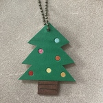クリスマスツリーのバッグチャーム