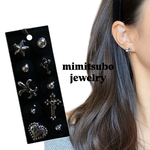 耳ツボジュエリー💎10粒チタン粒　貼るピアス　耳つぼjewelry クロムパーツ