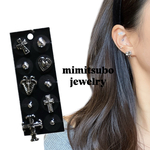 耳ツボジュエリー💎10粒チタン粒　貼るピアス　耳つぼjewelry クロムパーツ