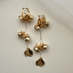 お花のピアス　イヤリング　No.7