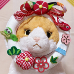 お正月用ニャン飾り