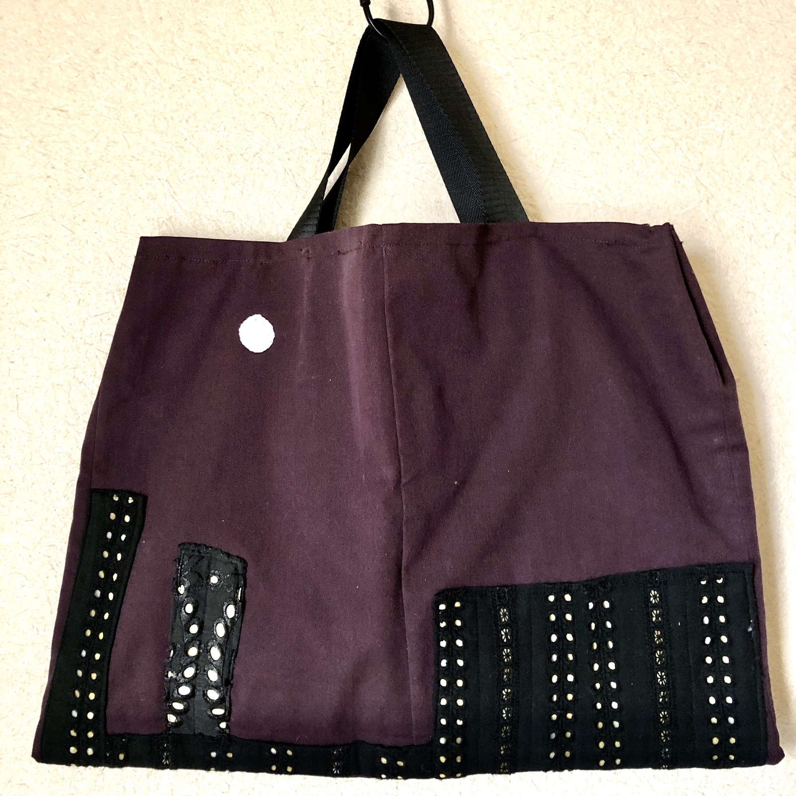 フレンチレース♡刺繍入りリネンポシェット♡作家様オリジナル布バッグ レース - トートバッグの人気通販 | minne 国内最大級の