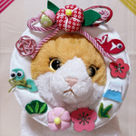 お正月用ニャン飾り
