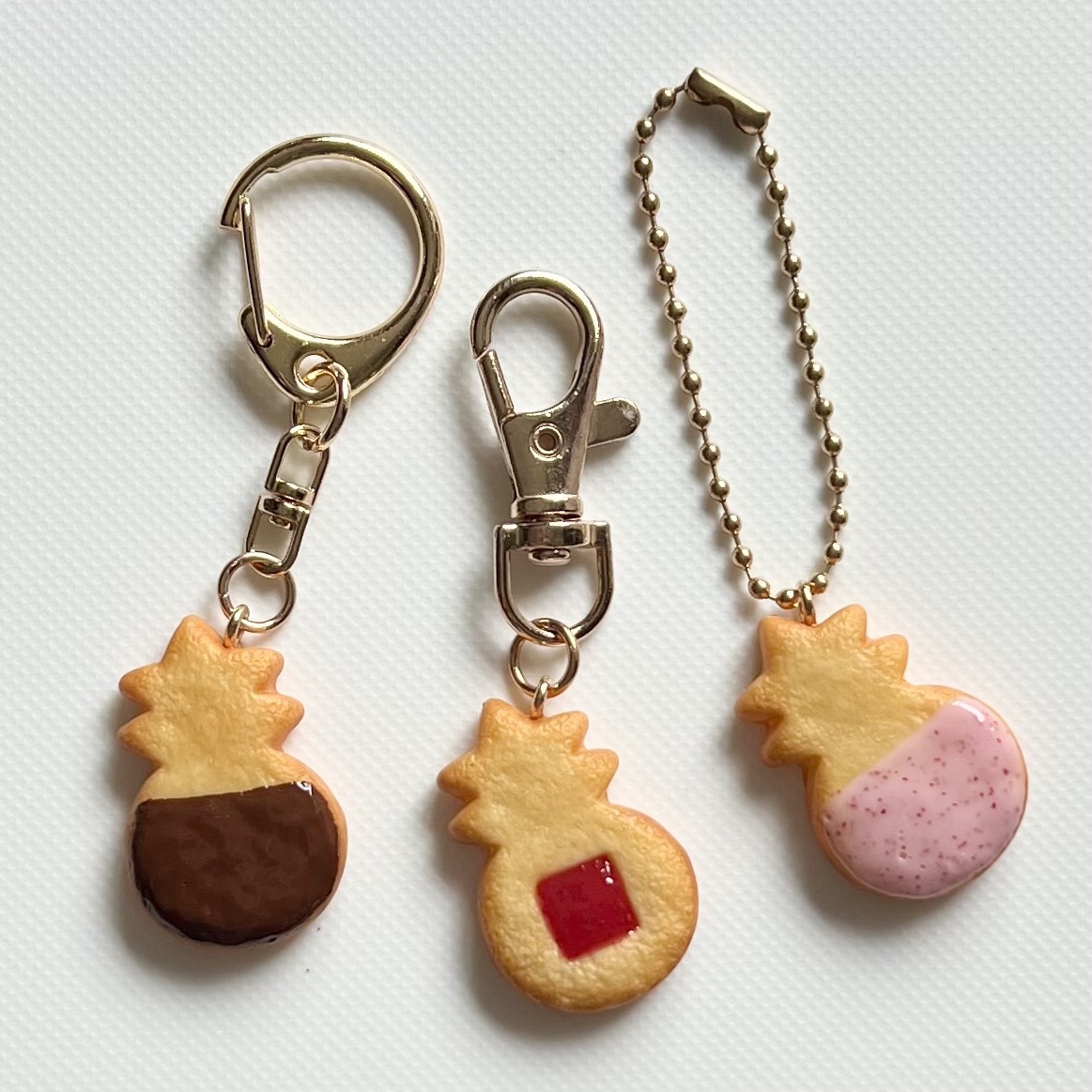 パイナップルクッキーピアス - totomin handmade | minne 国内