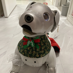 aiboちゃんのひいらぎキラキラクリスマススタイ　片面仕様　A