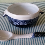 取っ手付きミニカップ＆陶スプーン