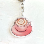キーホルダー「カフェラテ」