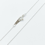silver925  ネックレス  （1）シルバー　丸線小判チェーン線径：0.17mm