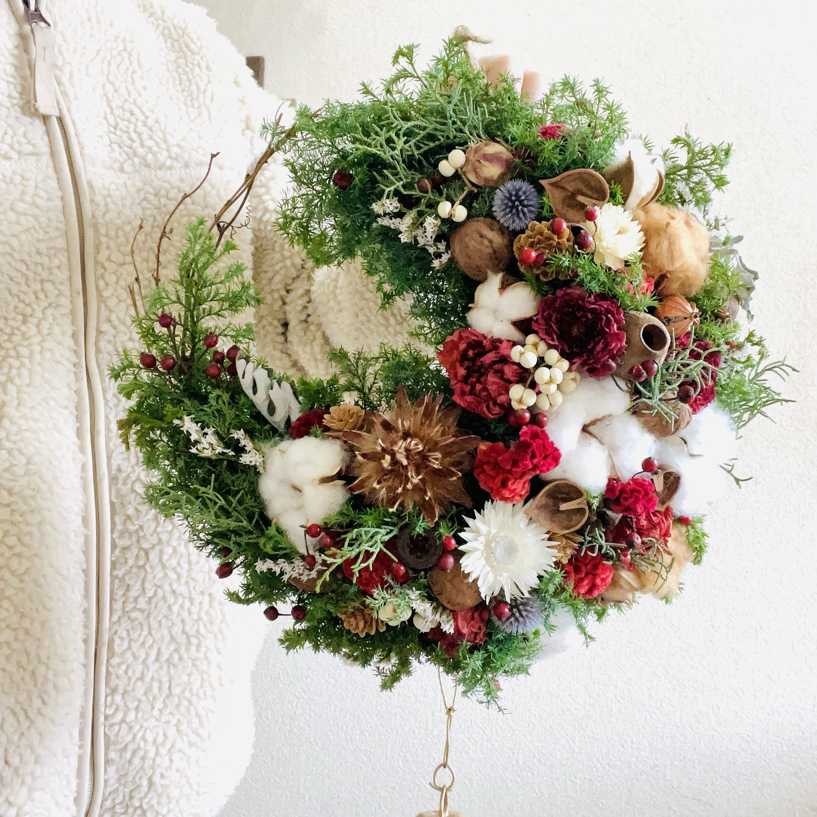 スモークツリーのボールリース - naturalflowers | minne byGMO