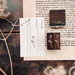 ★12月新入荷★[羊君somesortof.fern] [YJ-050G] heart bulower 木製スタンプ(約0.8x2.2cm)