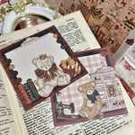 Cherish365【Teddy Bear Sewing Shop B】片面印刷 スクエア バラメモ　CHO490