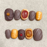 チョコと宝石クッキー［ネイルチップ］