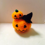 ハロウィン親子カボチャ☆あみぐるみ