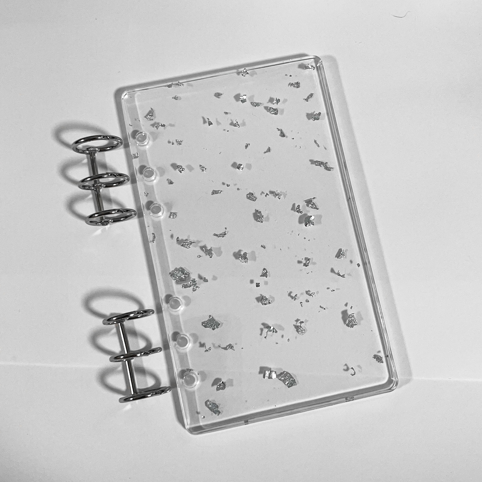 レジンバインダー A6 クリア 銀箔or金箔 Saving 貯金 No.94