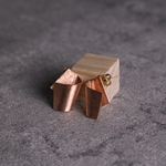 銅　hanbunko ピアス（ピアスのみ）