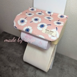 お値引きあり★トイレットペーパーホルダーカバー★アネモネ柄ピンク