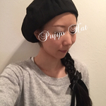 ☆再販☆ワッシャーリネン ベレー帽