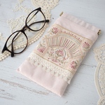 《インド刺繍リボン》メガネケース